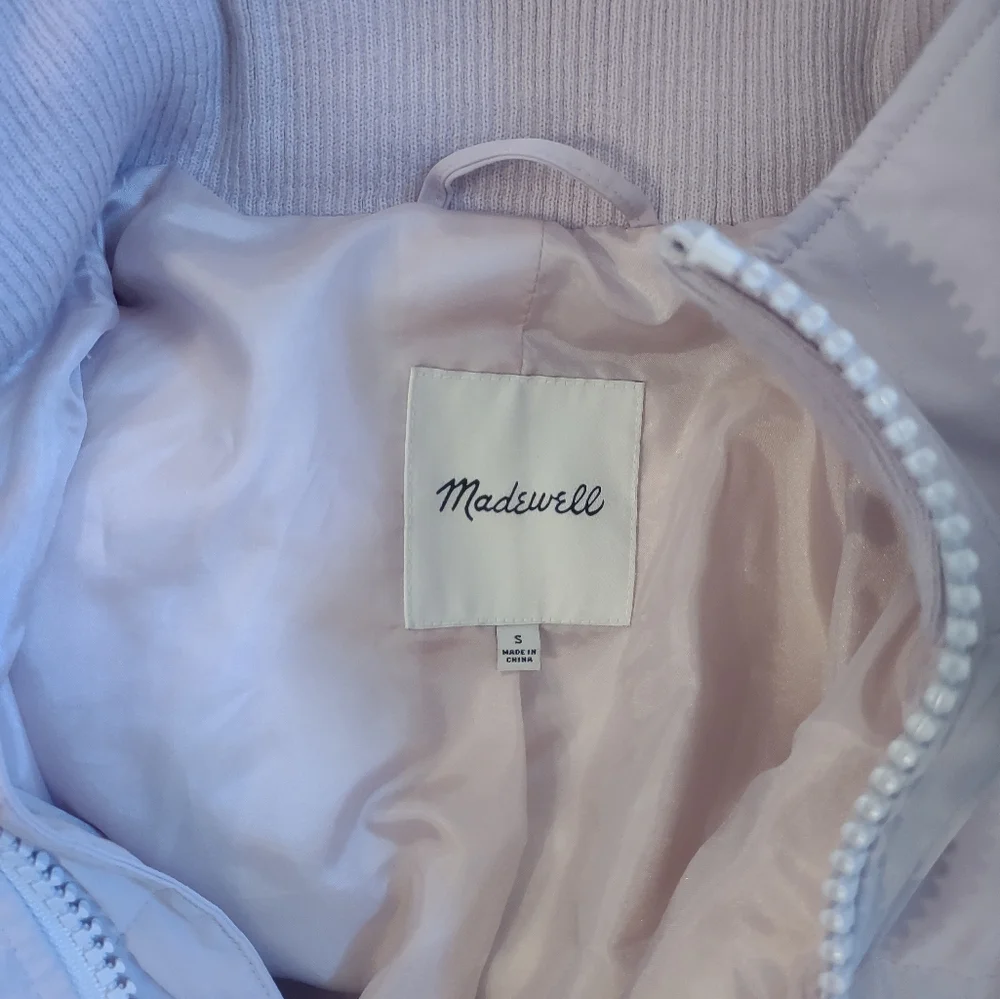 Madewell Lavender Quilted Puffer Parka - Picture 5 of 6